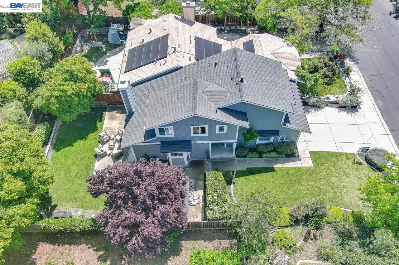 308 Mulqueeney Street Livermore, CA 94550 - Photo 39 of 51 an aerial view of a house with a garden