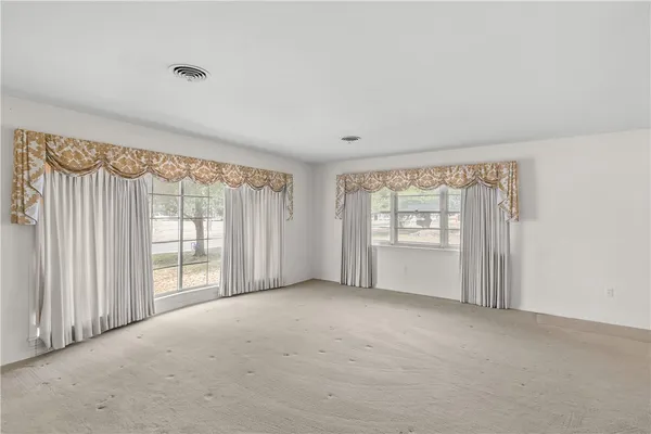 a view of empty room