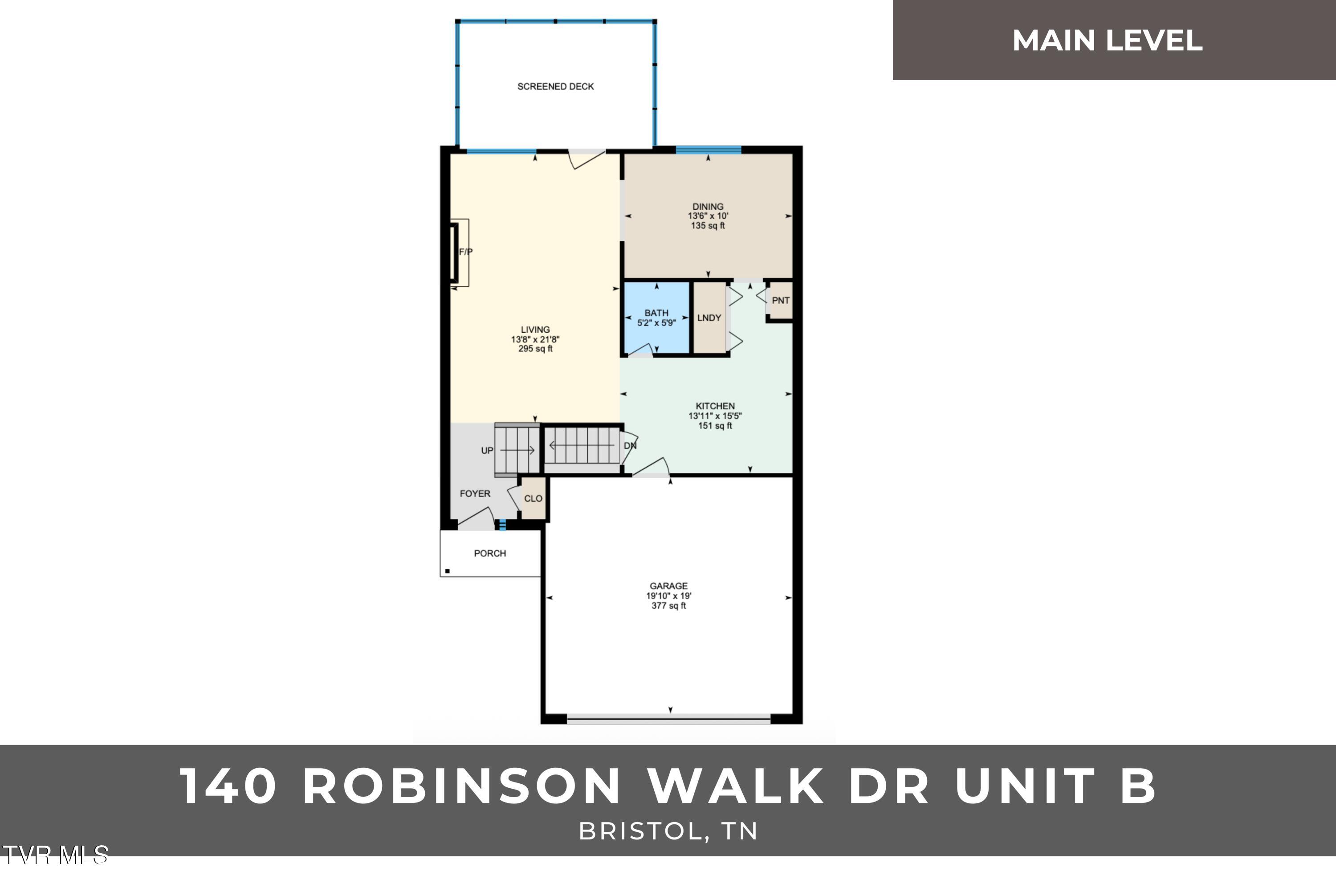 140 Robinson Walk, Unit B Bristol, TN 37620 - Photo 55 of 57 Floorplans (7)