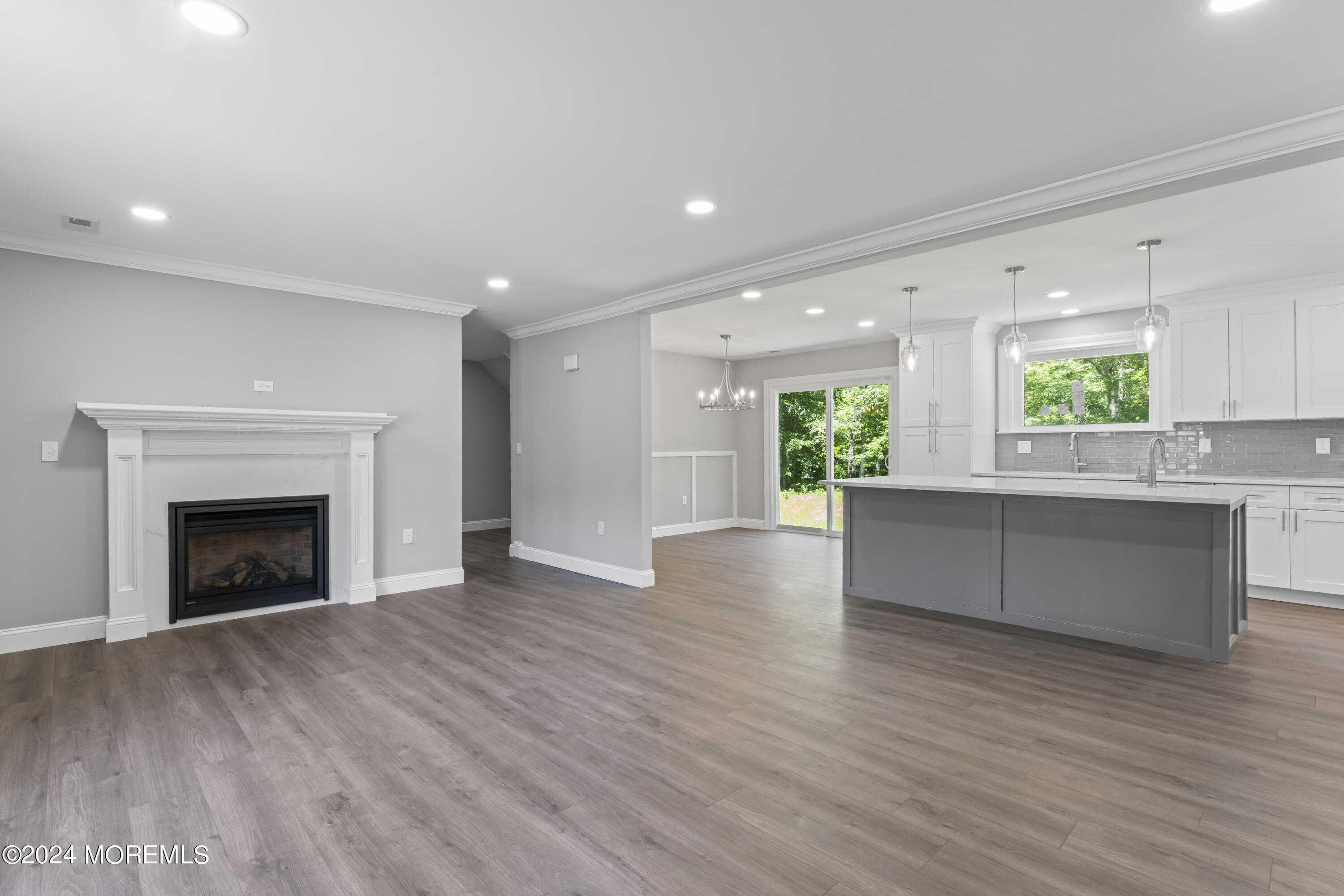 282 West Farms Road Farmingdale, NJ 07727 - Photo 7 of 77 Open Living Kitchen Dining