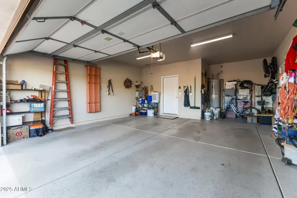 a view of a storage in a room