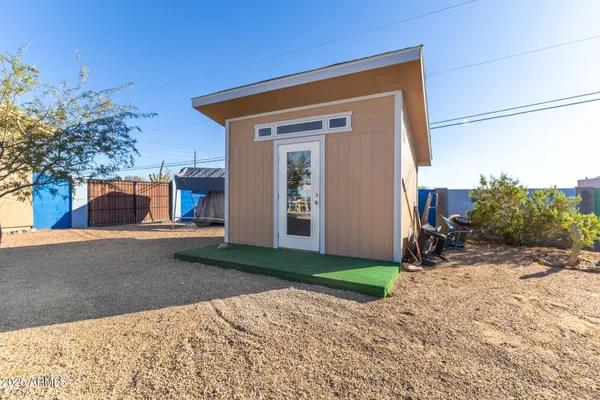 a room with storage and utility