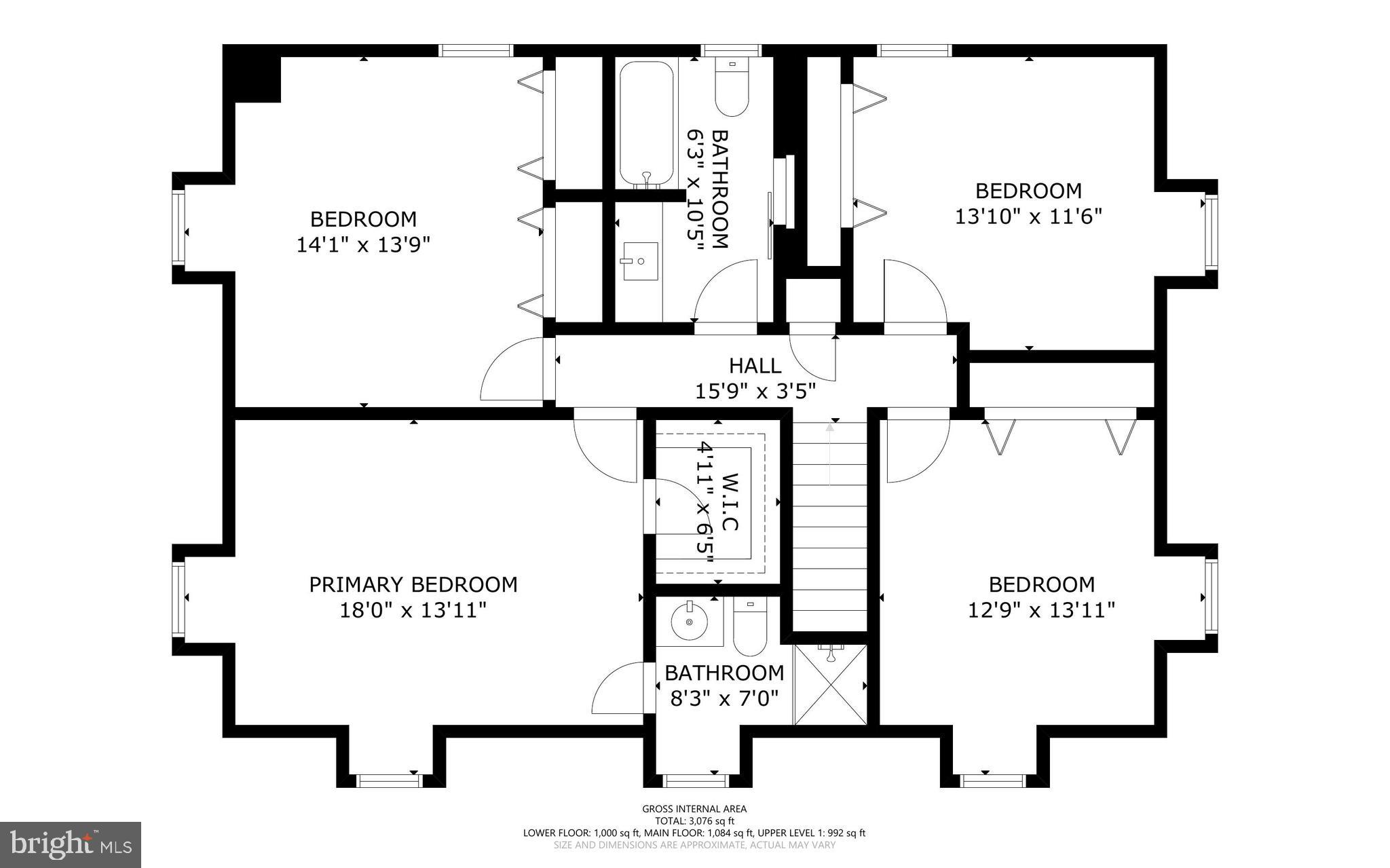 5910 Snowdens Run Road Sykesville, MD 21784 - Photo 44 of 46 Upper Level Floor Plan