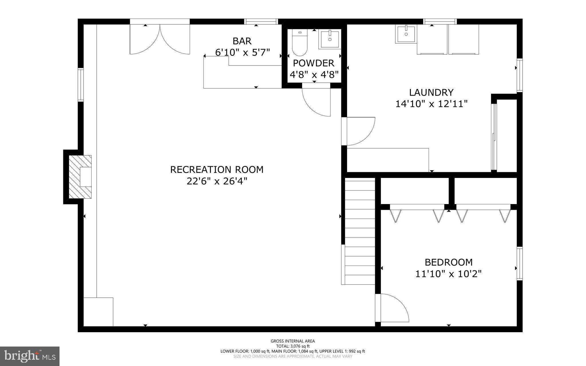 5910 Snowdens Run Road Sykesville, MD 21784 - Photo 45 of 46 Lower Level Floor Plan