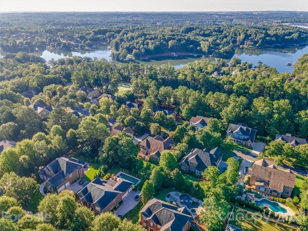 1743 Bentgrass Lane Tega Cay, SC 29708 - Photo 43 of 47 an aerial view of house with yard