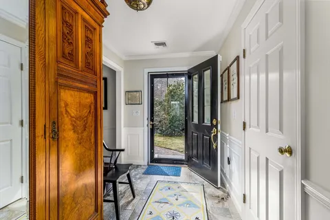 a view of a entryway door
