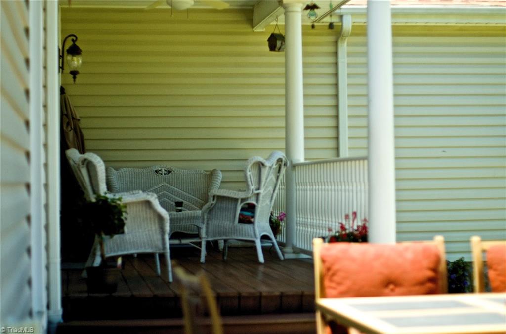 5322 Amick Road Julian, NC 27283 - Photo 4 of 29 Covered Back Deck.