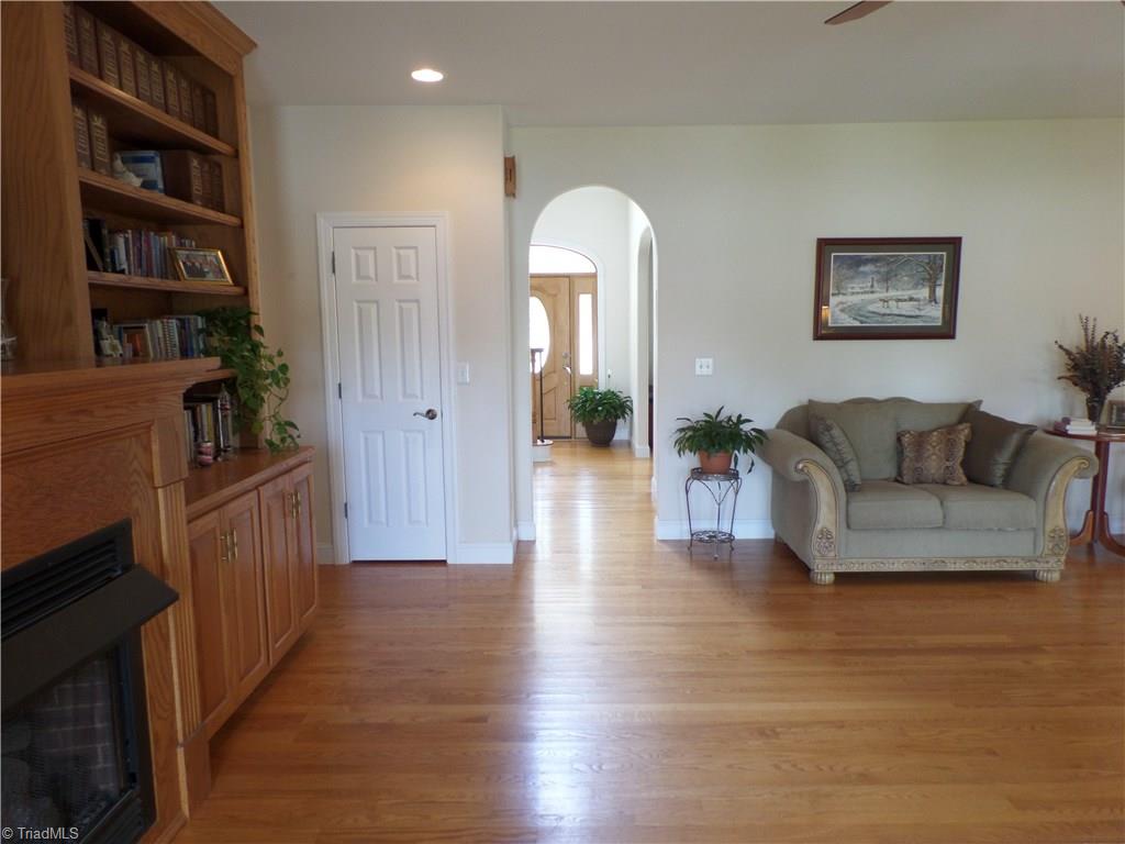 5322 Amick Road Julian, NC 27283 - Photo 8 of 29 Family Room Built In Bookshelves.