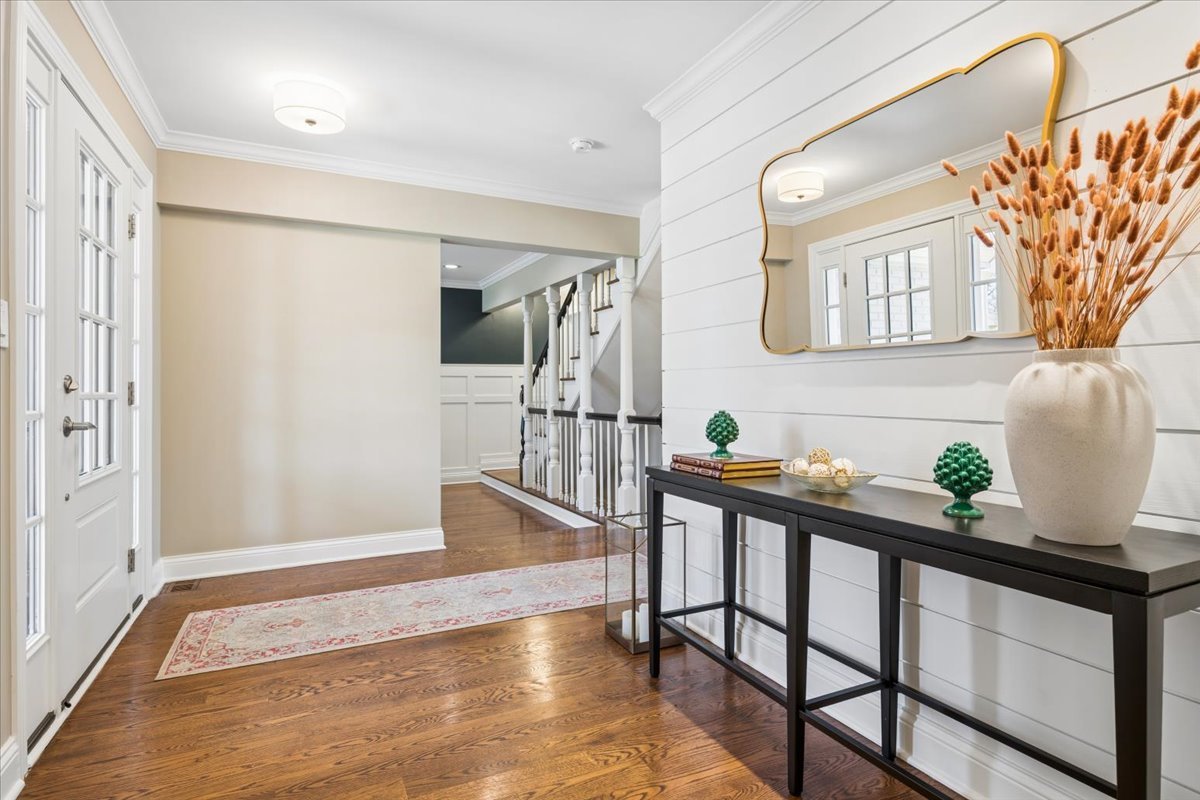 1114 Gamon Road Wheaton, IL 60189 - Photo 14 of 60 a view of entryway and hall with wooden floor