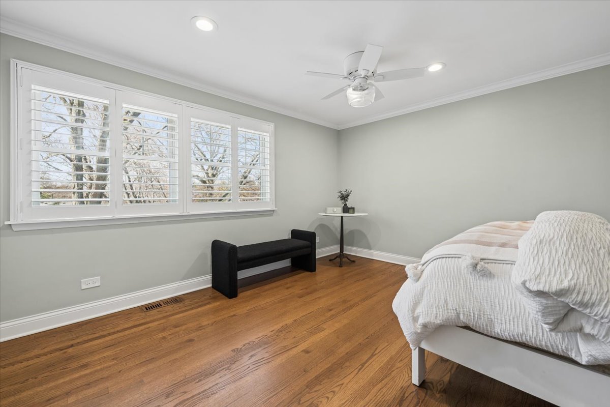 1114 Gamon Road Wheaton, IL 60189 - Photo 40 of 60 a bedroom with furniture and wooden floor