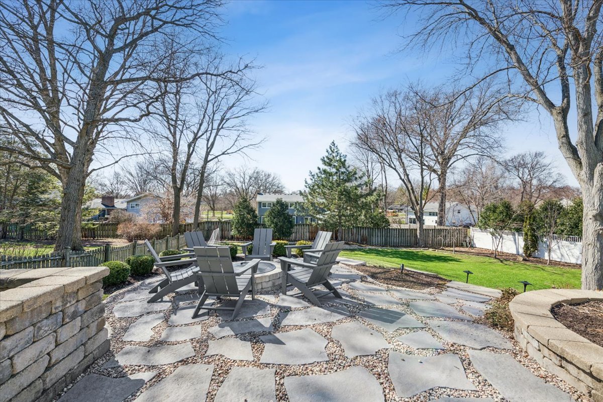 1114 Gamon Road Wheaton, IL 60189 - Photo 8 of 60 a view of a park with bench and trees