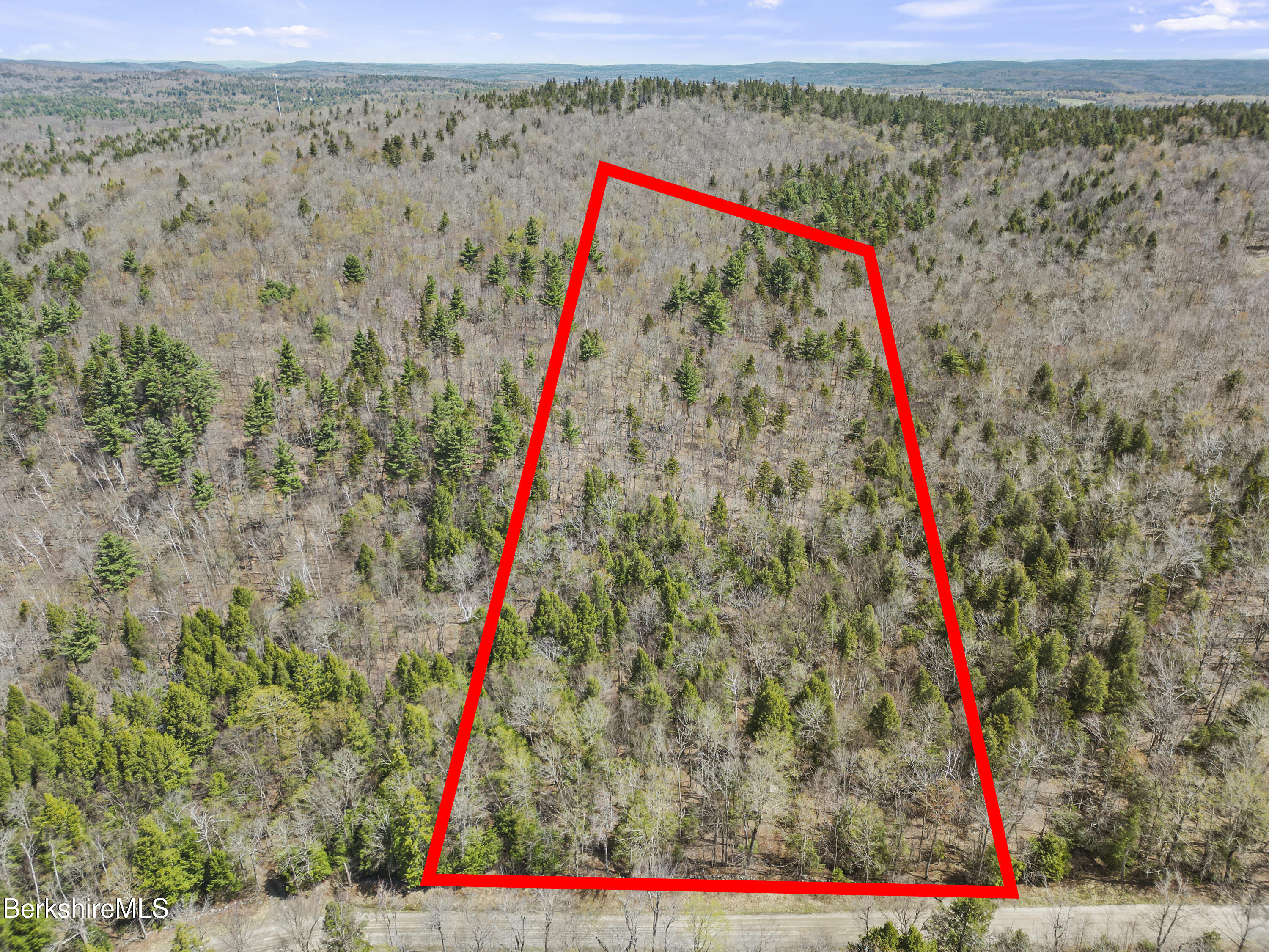 Lindsey Hill Road Worthington, MA 01098 - Photo 8 of 14 Aerial View Line