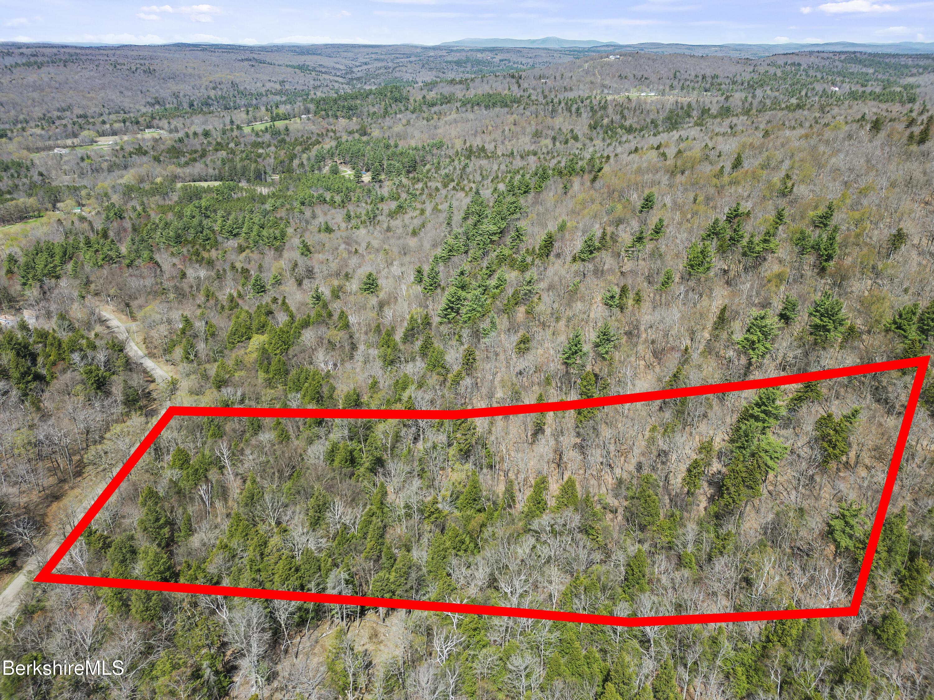 Lindsey Hill Road Worthington, MA 01098 - Photo 10 of 14 Aerial View Line