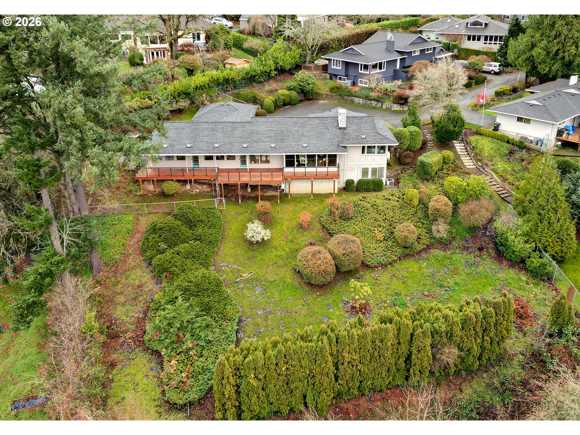 8000 Southwest Linden Road Portland, OR 97225 - Photo 45 of 48 Backyard
