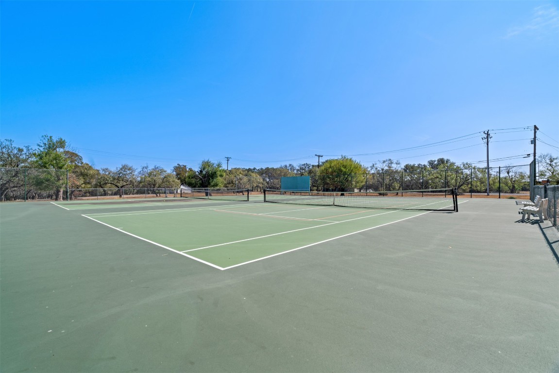 330 Kendall Road Spicewood, TX 78669 - Photo 28 of 32 a view of a tennis court