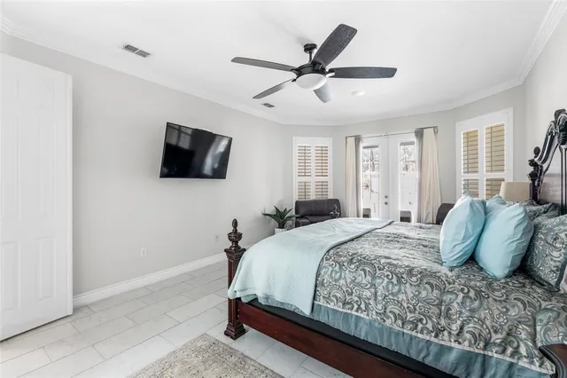 a bathroom with a granite countertop shower