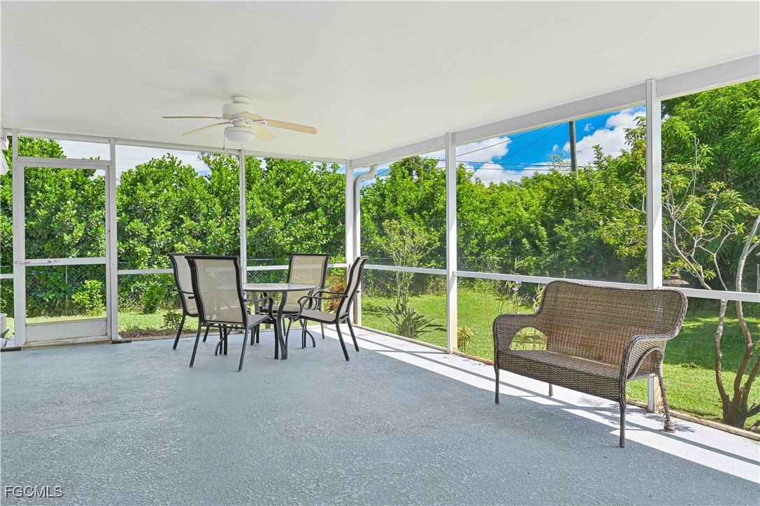 18217 Sycamore Road Fort Myers, FL 33967 - Photo 33 of 35 a view of a chairs and table in the patio