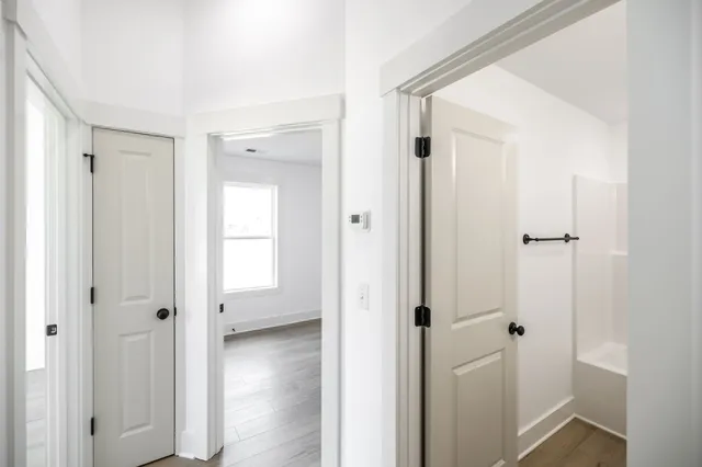a view of a bathroom with a toilet sink