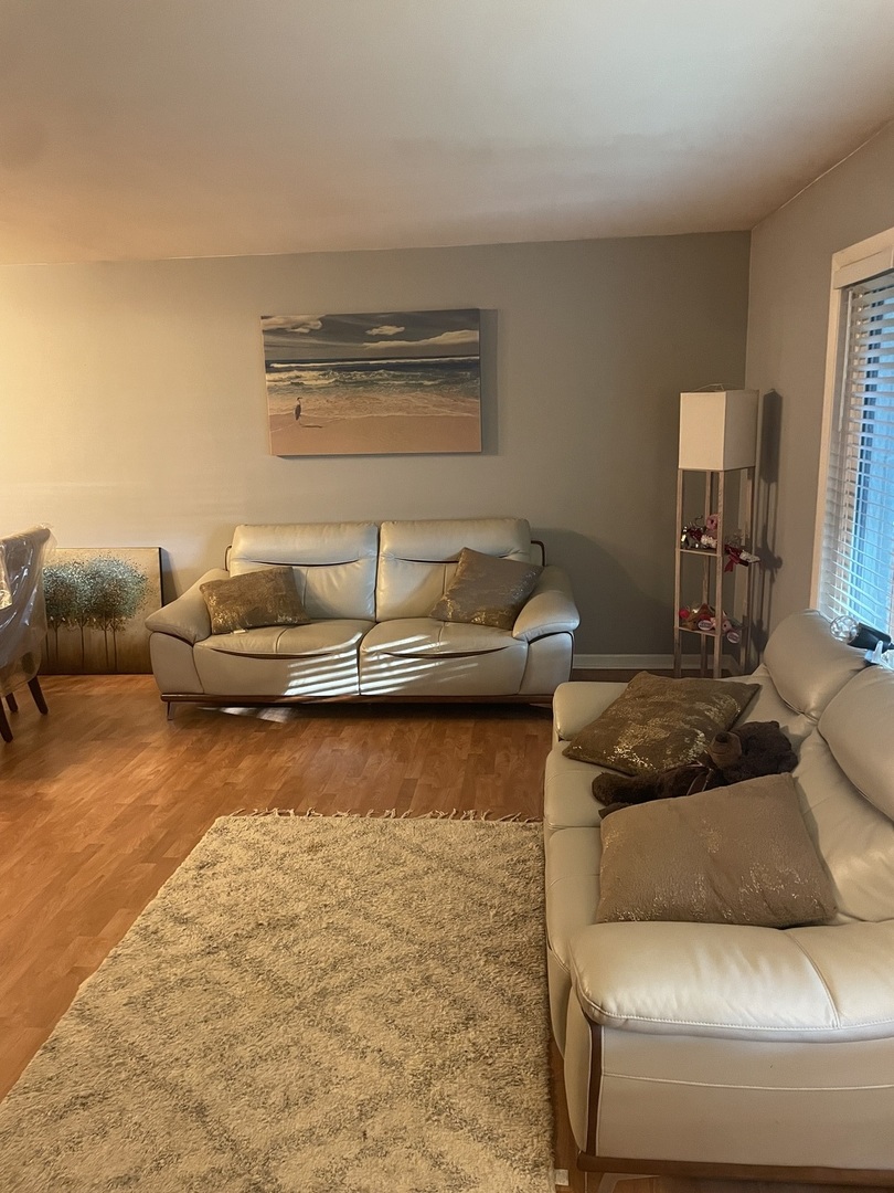 10403 South Keating Avenue, Unit 1C Oak Lawn, IL 60453 - Photo 2 of 12 a living room with furniture and a ocean view