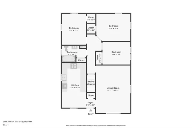 $199,900 | 317 East 78th Terrace, Kansas City, MO 64114