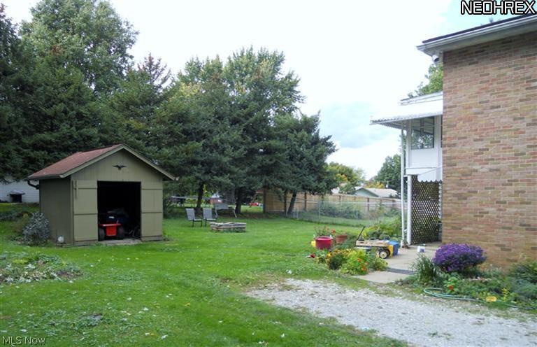 second drive to shed in back