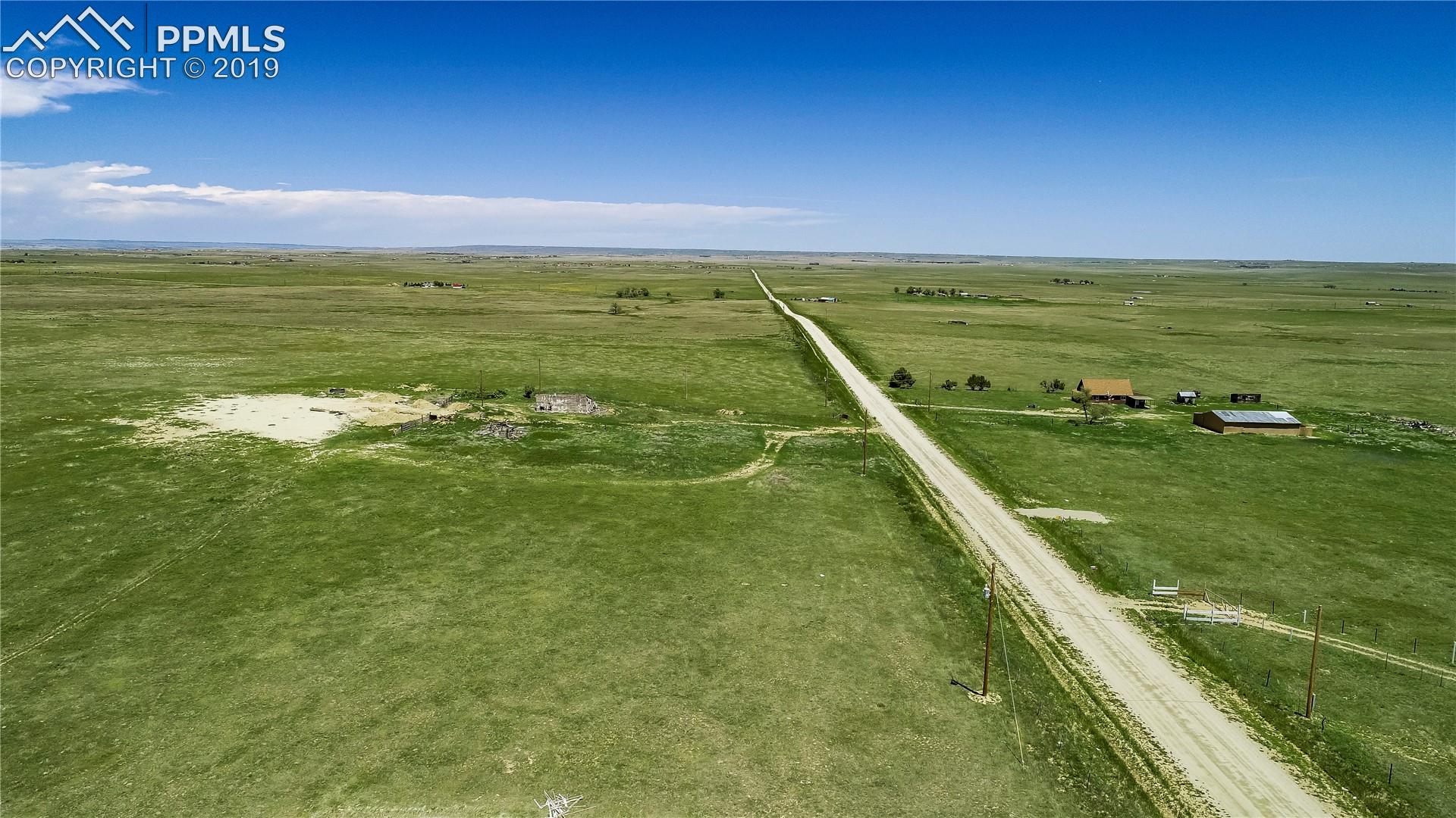 Tbd North Lauppe Road Yoder, CO 80864 - Photo 1 of 9 North to South Lauppe Road at Truckton Road. Land investment opportunity at an excellent price point. # 640 acres!
