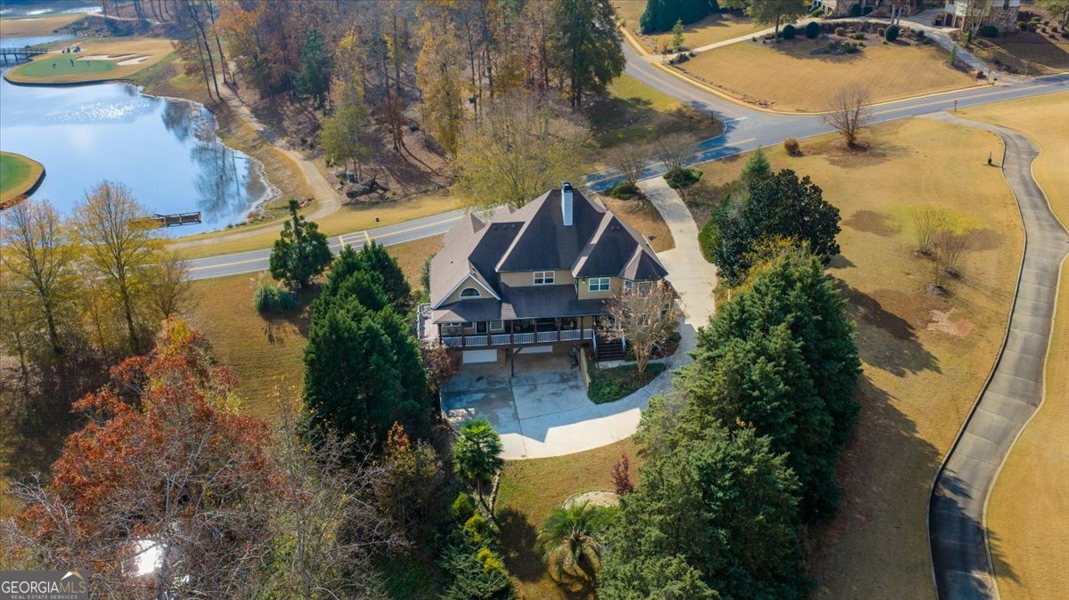 518 River Overlook Forsyth, GA 31029 - Photo 73 of 85 an aerial view of a house with swimming pool and outdoor space