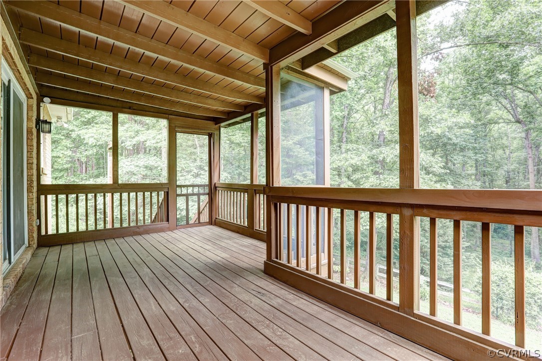 2511 Fairground Road Maidens, VA 23102 - Photo 23 of 29 a view of a wooden deck