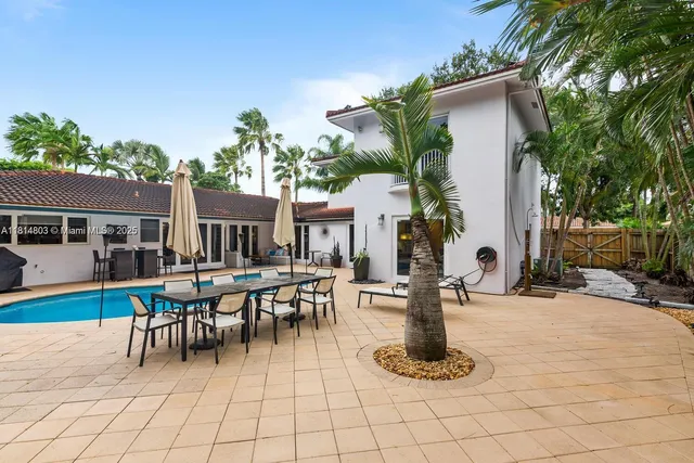 a view of outdoor space yard swimming pool and patio