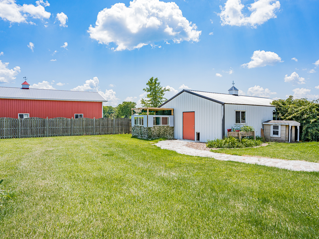 25509 South Chicago Road Elwood, IL 60421 - Photo 38 of 47 a front view of house with yard and seating area