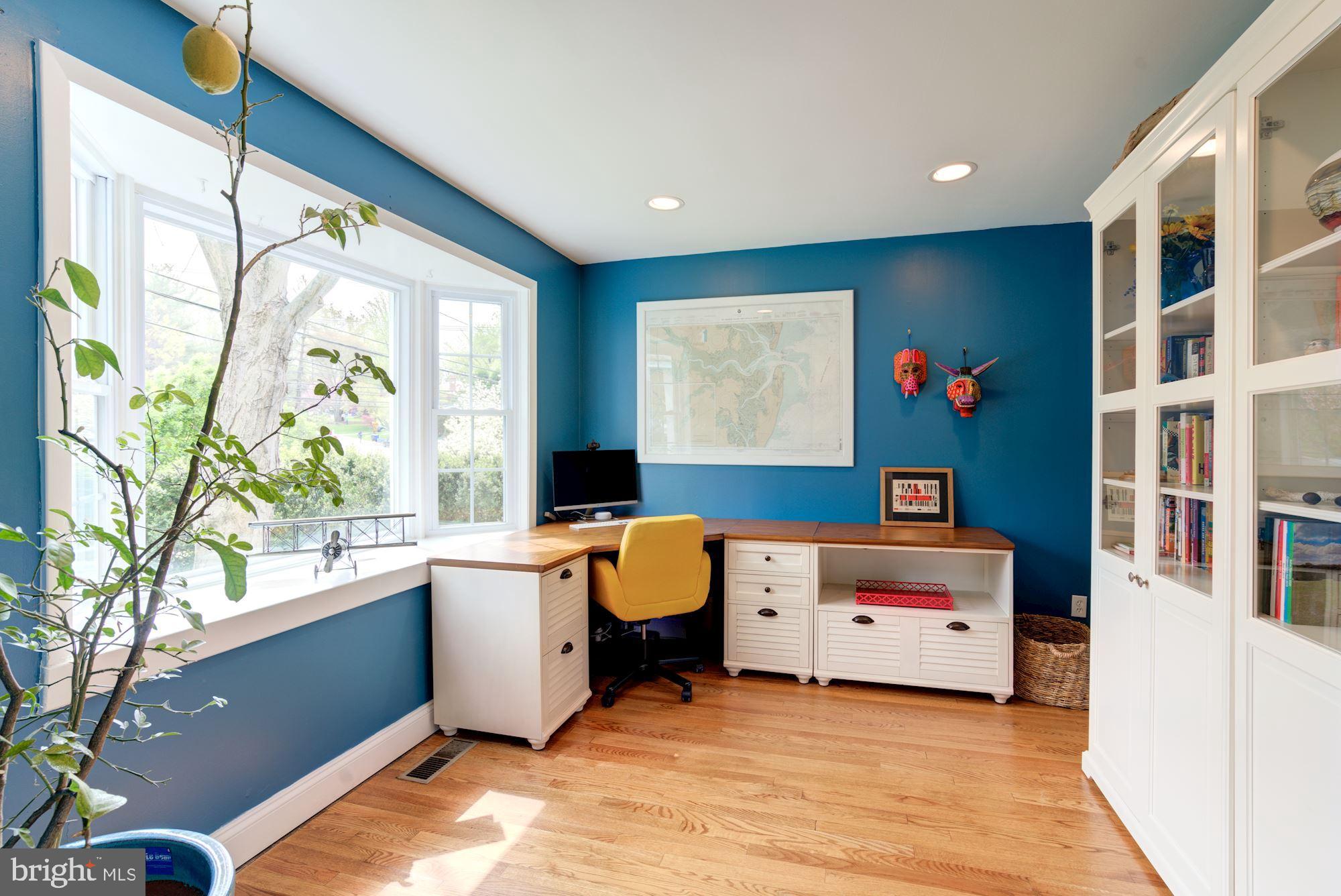 8302 Donnybrook Drive Chevy Chase, MD 20815 - Photo 19 of 55 renovated Office with built-ins and bay window