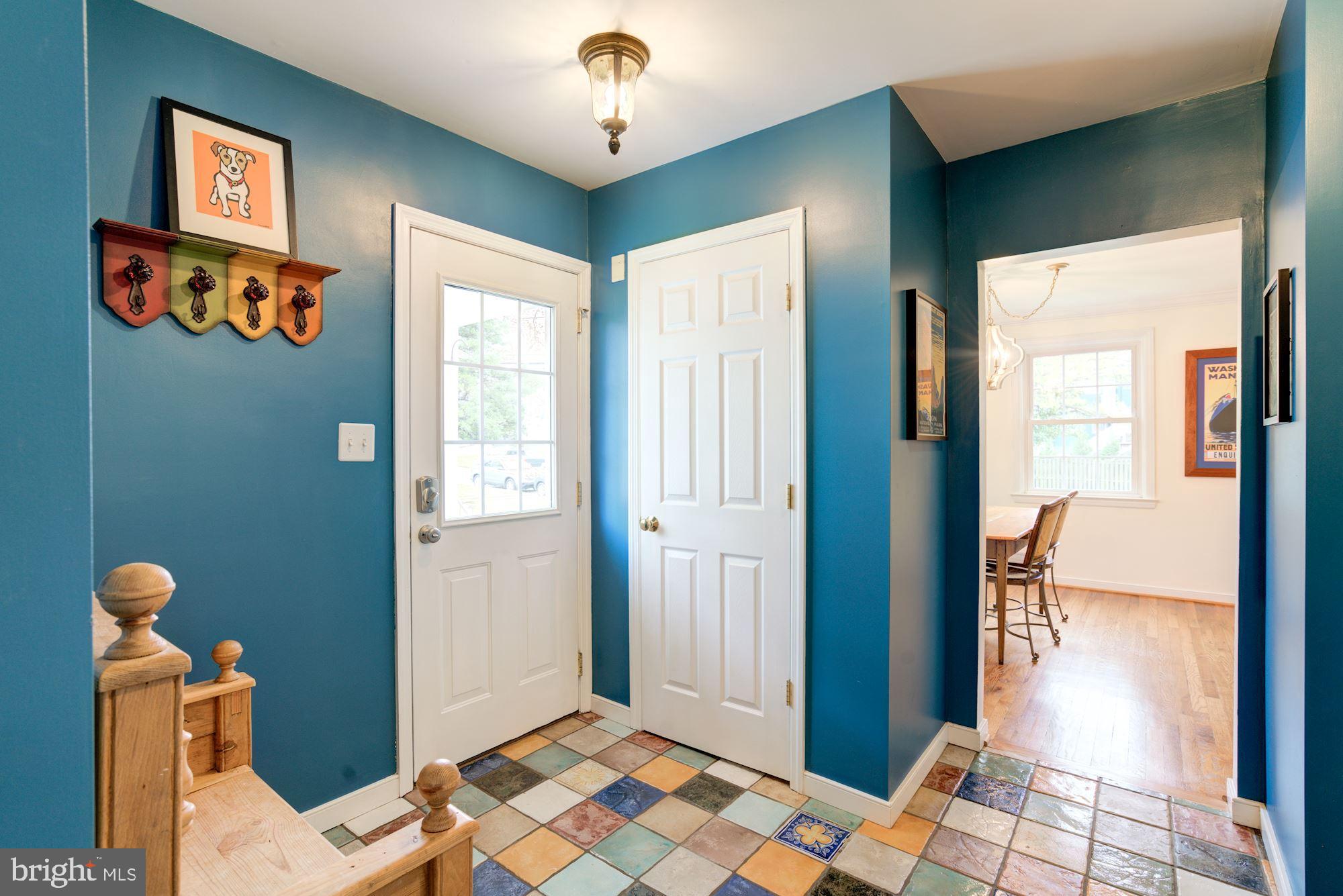 8302 Donnybrook Drive Chevy Chase, MD 20815 - Photo 32 of 55 side door entry to Mud Room and Powder Room