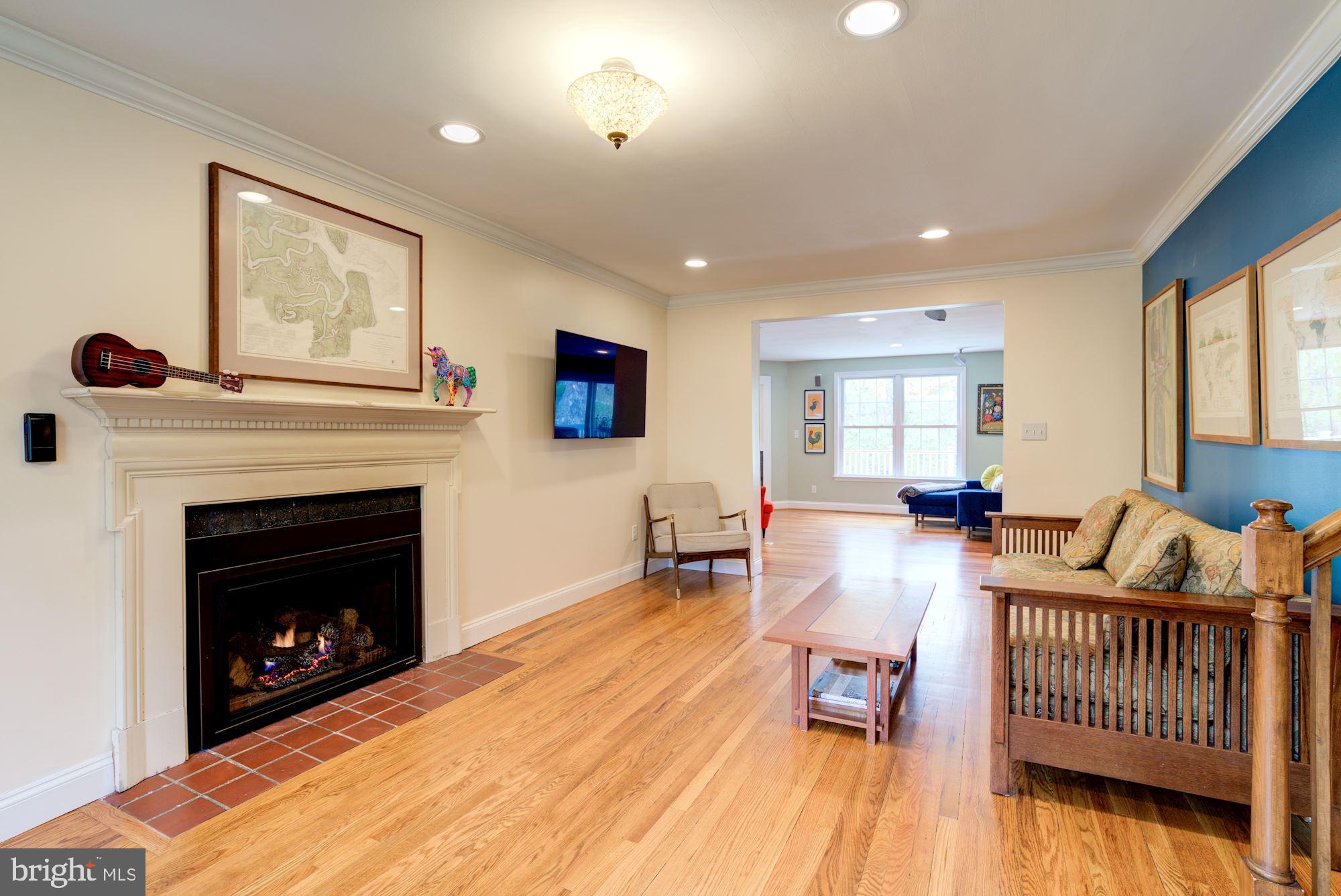 8302 Donnybrook Drive Chevy Chase, MD 20815 - Photo 4 of 55 Gas fireplace Living Room fabulous light