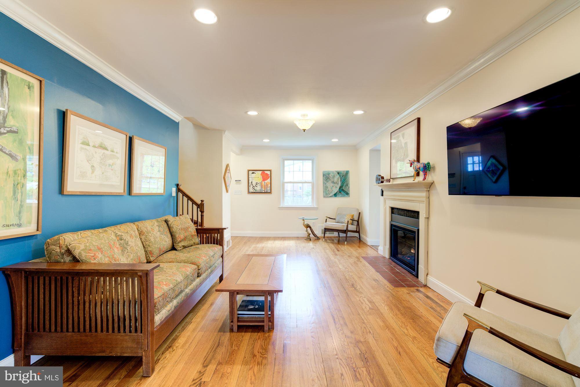 8302 Donnybrook Drive Chevy Chase, MD 20815 - Photo 5 of 55 Living Room view towards front of house