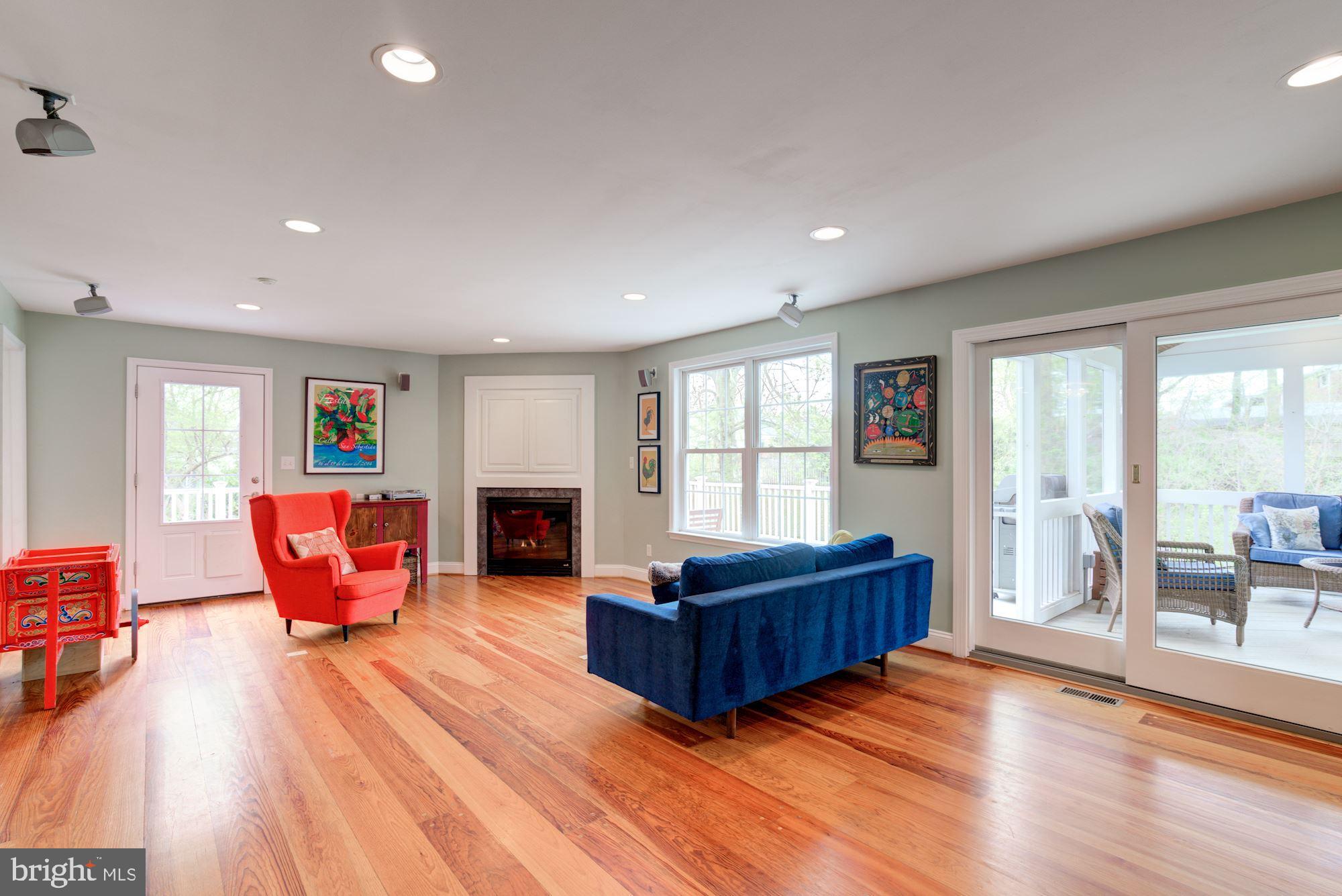 8302 Donnybrook Drive Chevy Chase, MD 20815 - Photo 6 of 55 Spectacular Great Room, 2nd gas fireplace