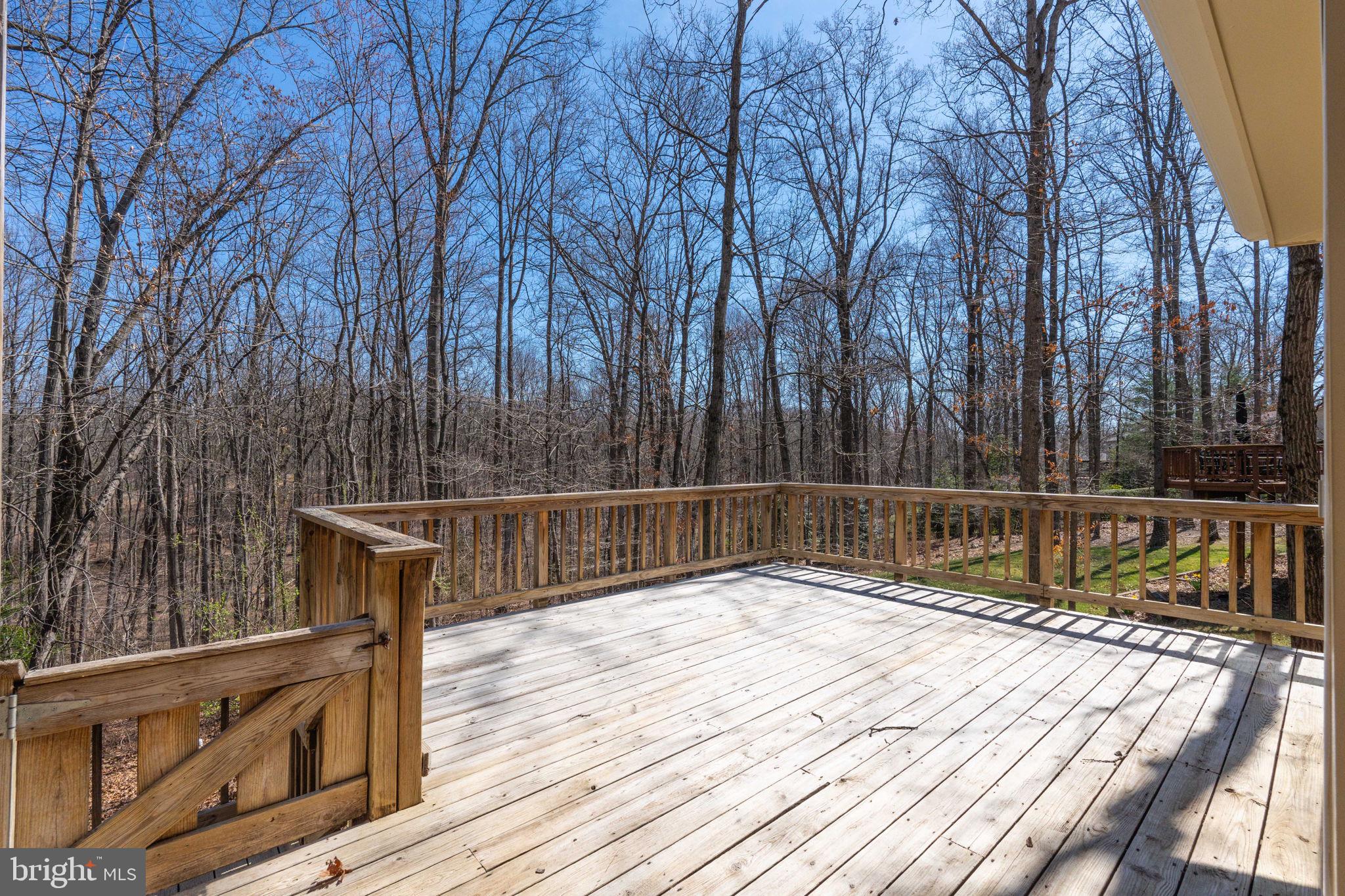 10704 Cross School Road Reston, VA 20191 - Photo 44 of 56 a view of backyard with wooden fence and trees