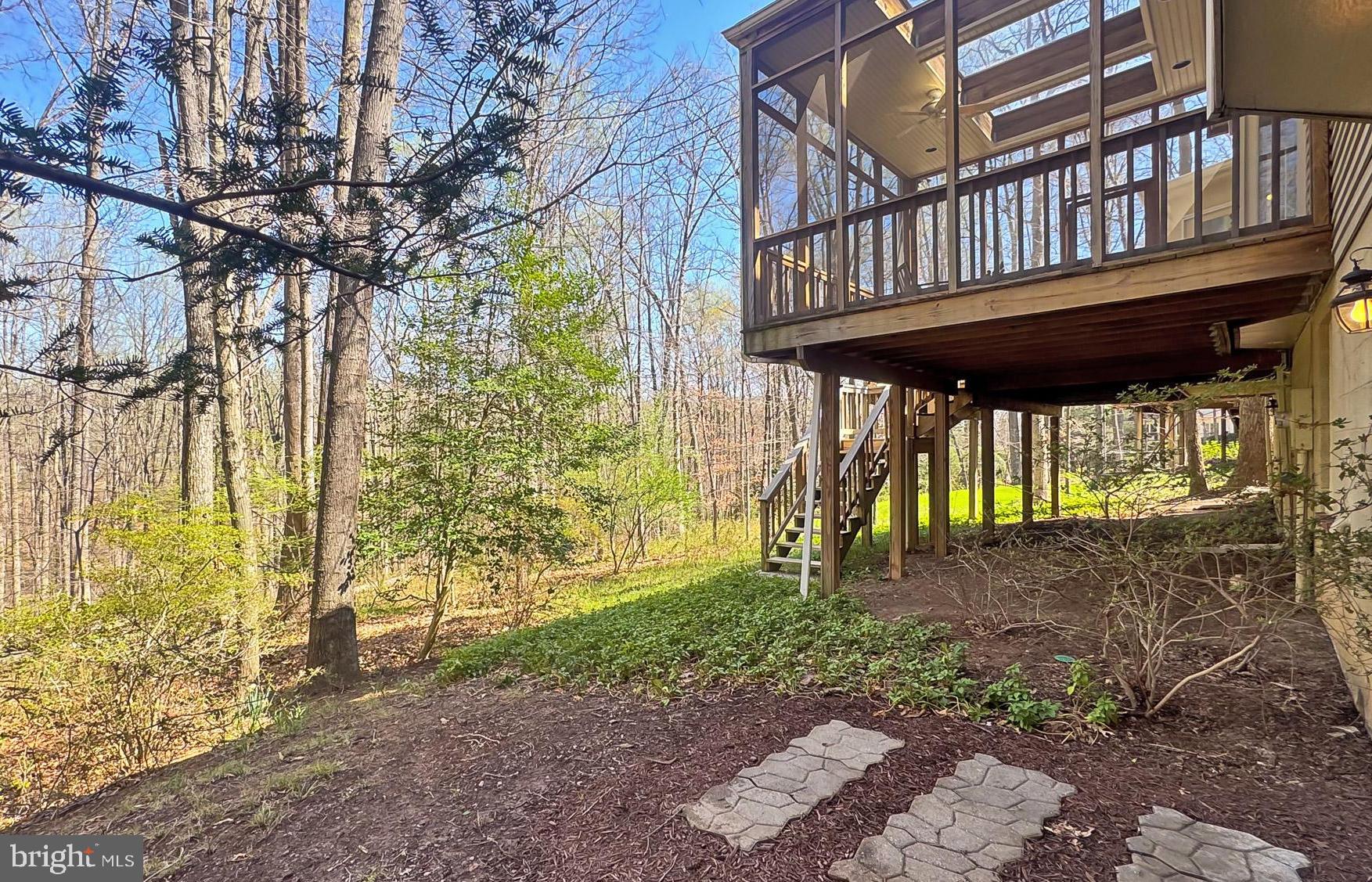 10704 Cross School Road Reston, VA 20191 - Photo 46 of 56 a view of a porch with a yard