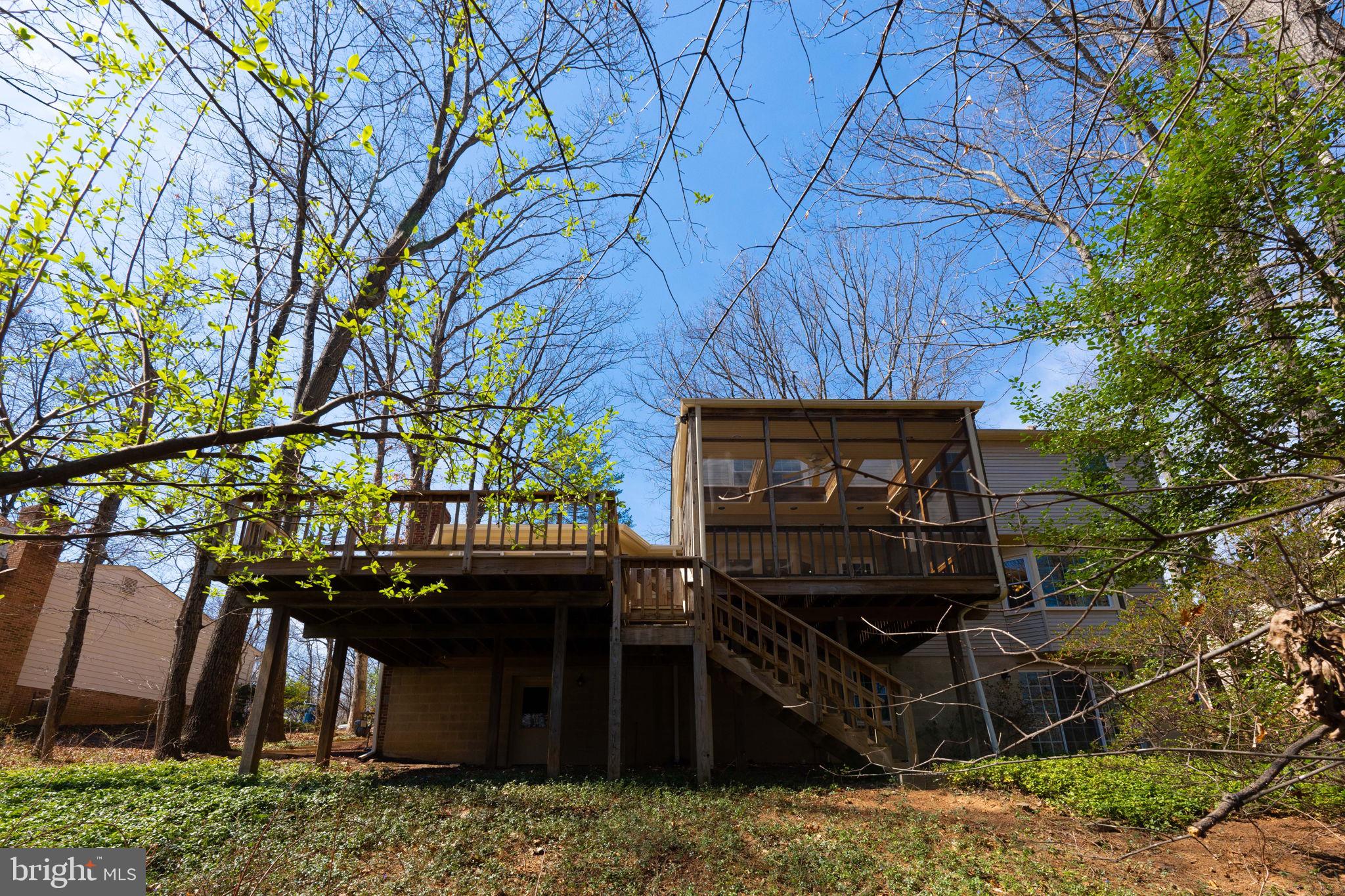 10704 Cross School Road Reston, VA 20191 - Photo 49 of 56 a backyard of a house with lots of green space