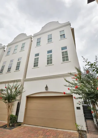 a front view of a building