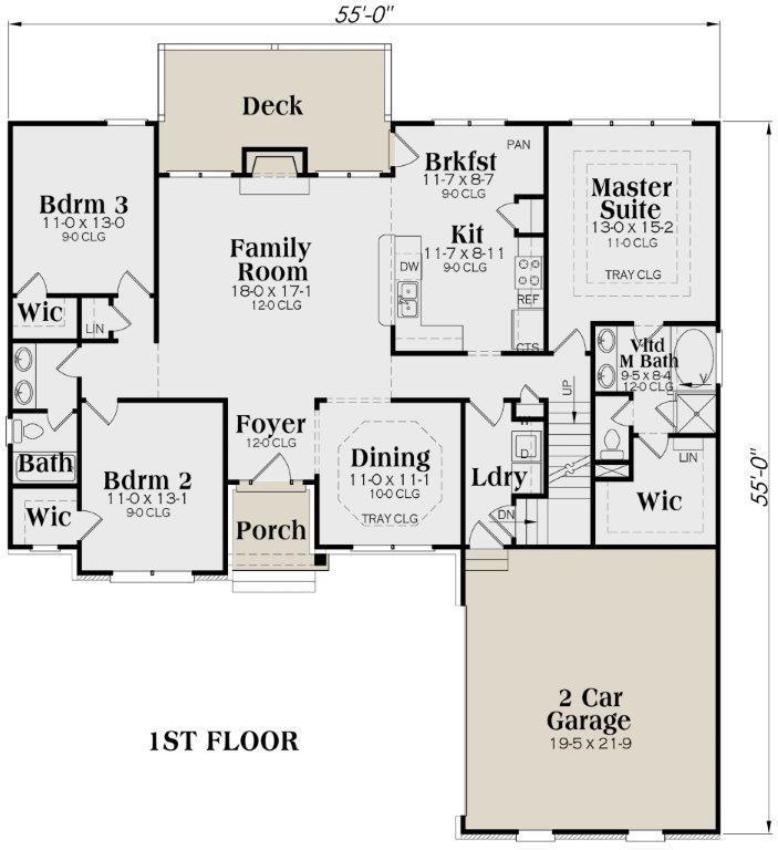7622 Hunter Road Hixson, TN 37343 - Photo 8 of 8 Example of Layout