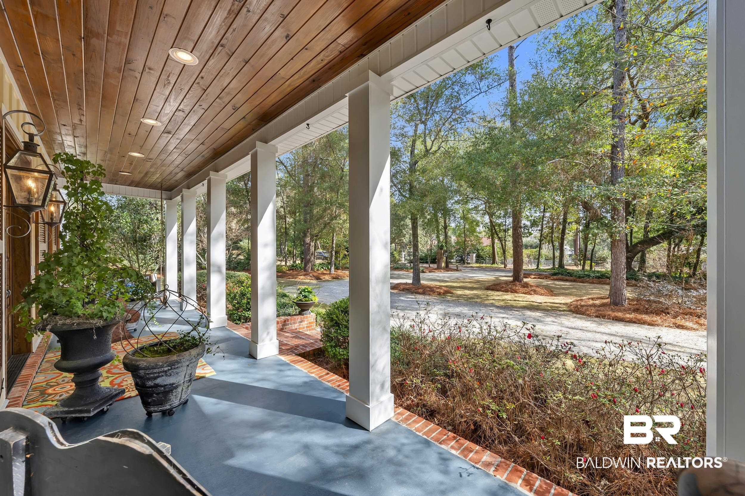 12161 Jessamine Street Magnolia Springs, AL 36555 - Photo 48 of 70 View of covered porch