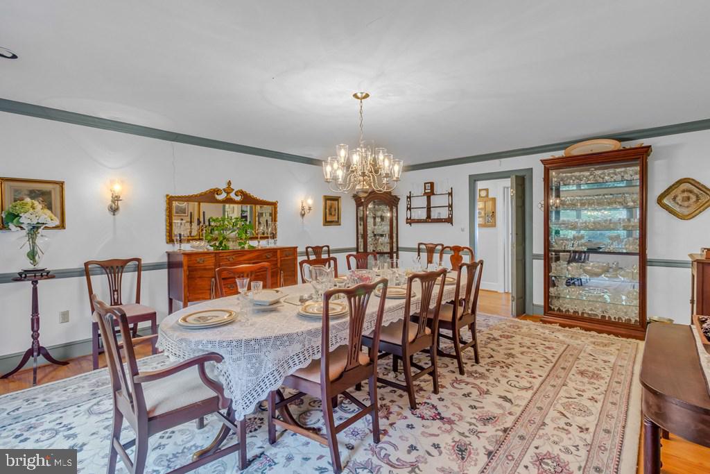 405 Courtney Lane Callao, VA 22435 - Photo 20 of 60 a view of a dining room with furniture window and outside view