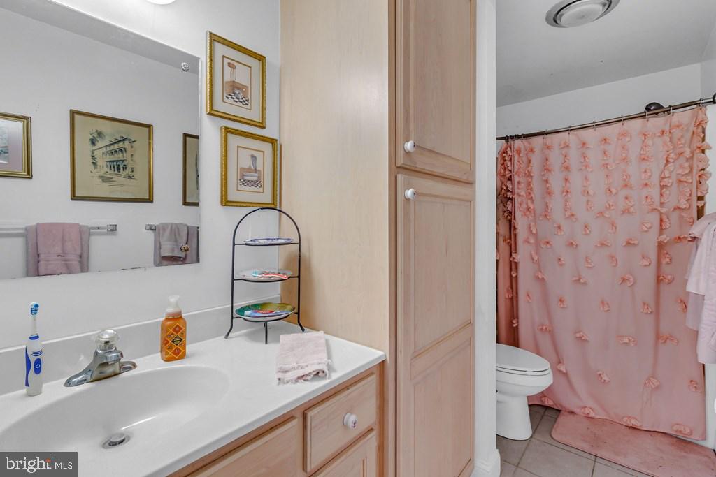 405 Courtney Lane Callao, VA 22435 - Photo 21 of 60 a bathroom with a sink vanity and a mirror