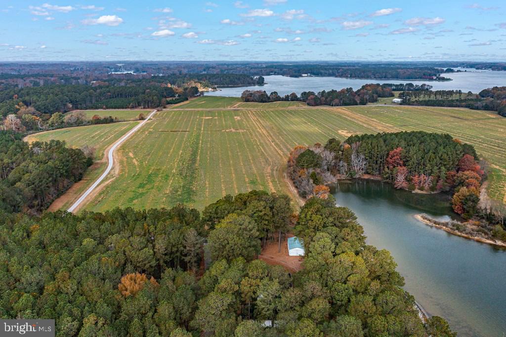 405 Courtney Lane Callao, VA 22435 - Photo 35 of 60 an aerial view of residential houses with outdoor space and lake view