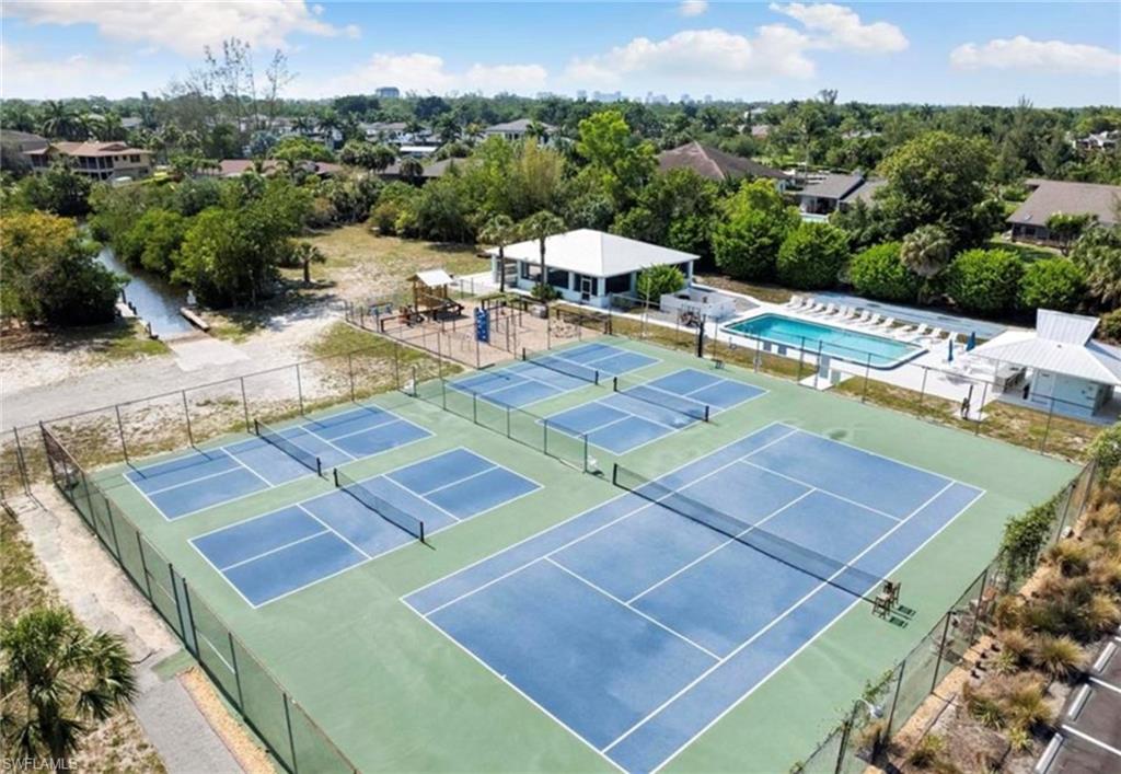 2393 Outrigger Lane Naples, FL 34104 - Photo 22 of 24 View of tennis court
