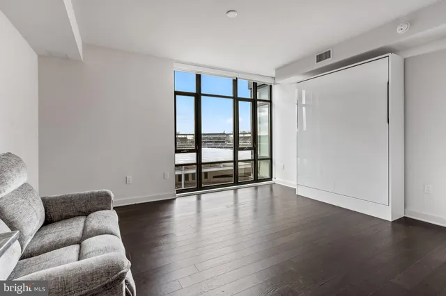 a view of livingroom with furniture and wooden floor