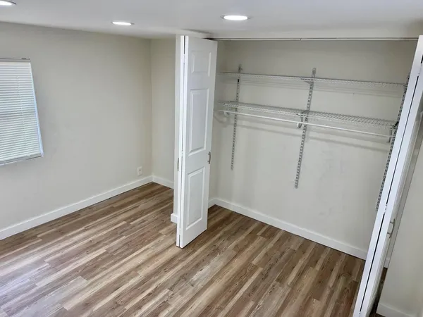 a view of wooden floor