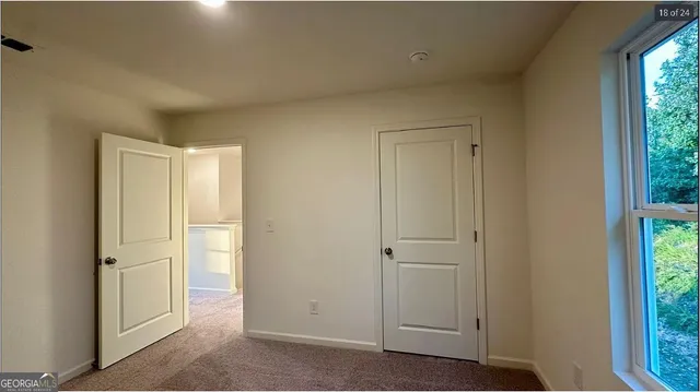 a view of an empty room