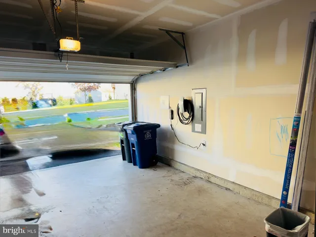 a view of a balcony with car parked