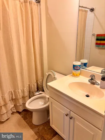 a bathroom with a sink a toilet and tub